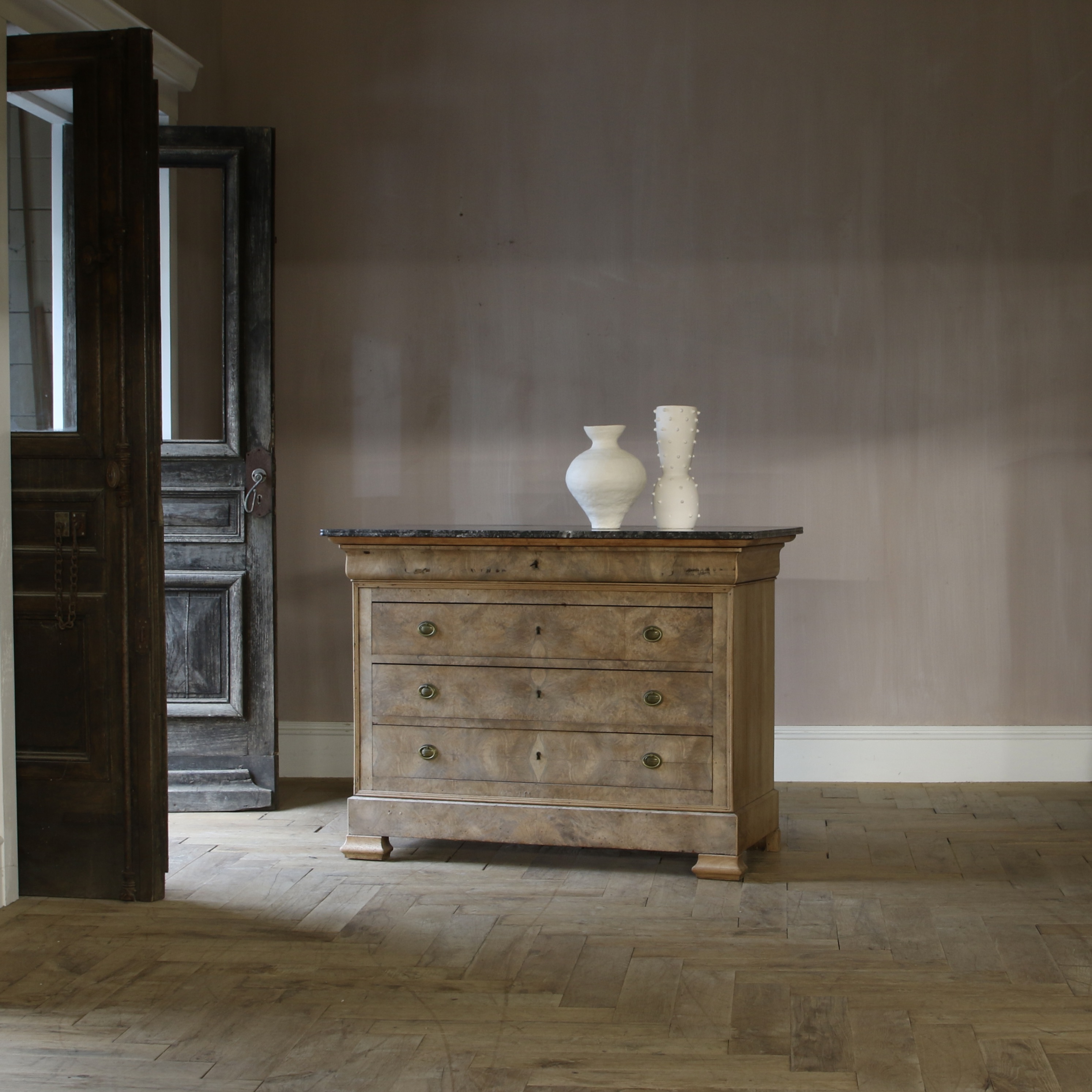 151-13 - Bleached Louis Philippe Commode 